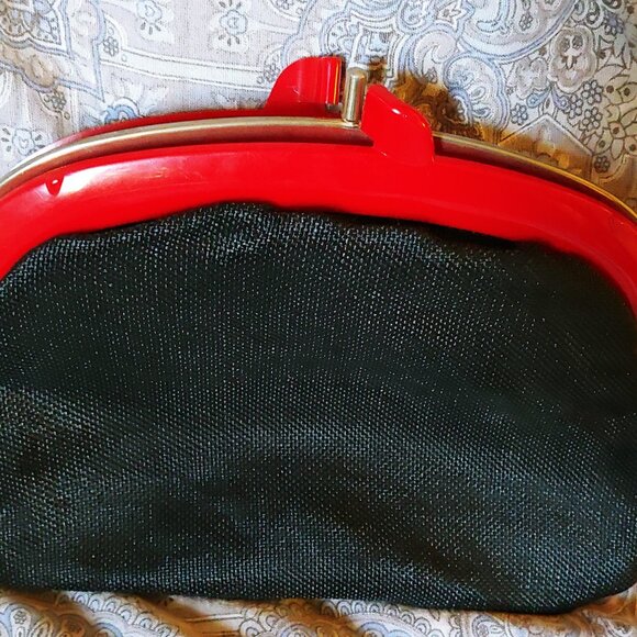 Italian made kiss clasp clutch for Macys - Picture 7 of 8